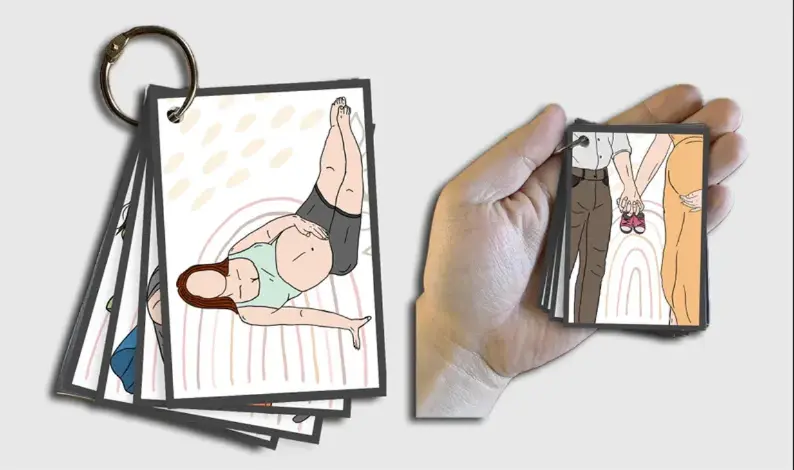 Coleção de poses para gestantes