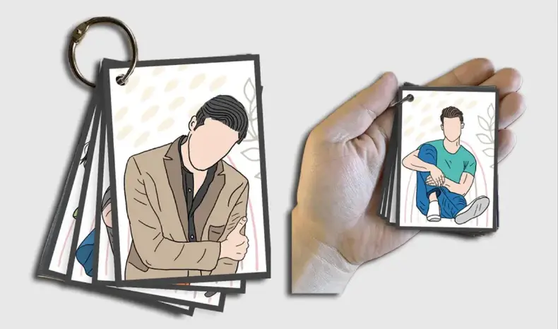 Coleção de poses masculinas