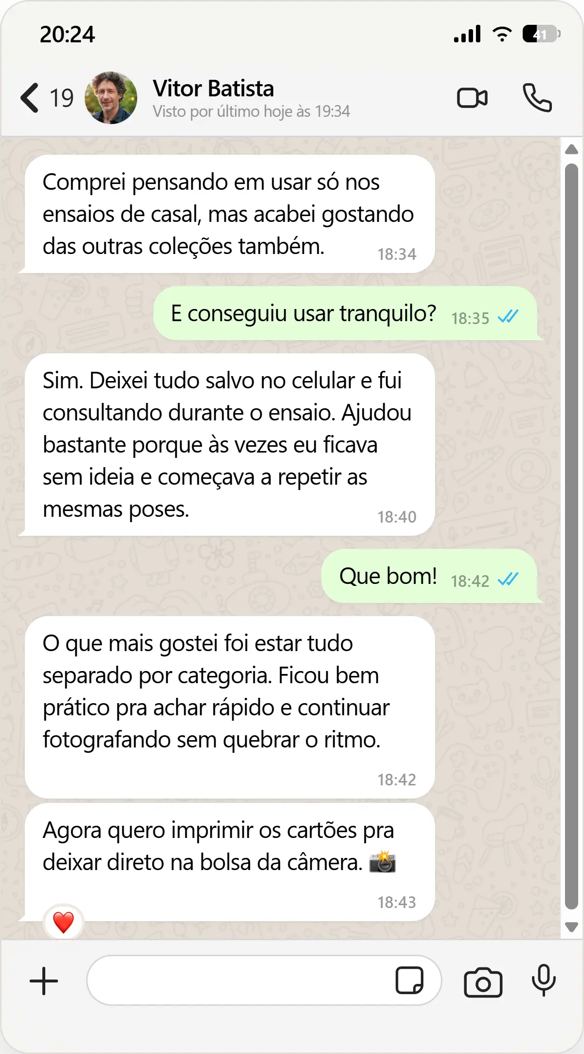 Depoimento de cliente 3